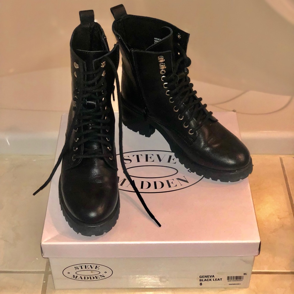 Black Combat Boots